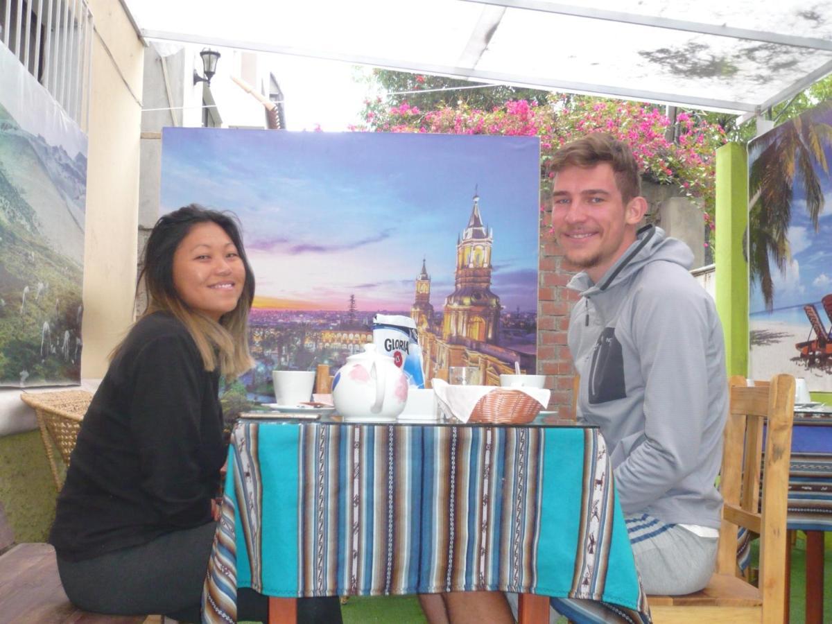 Hostel Fuentes Arequipa Exteriör bild