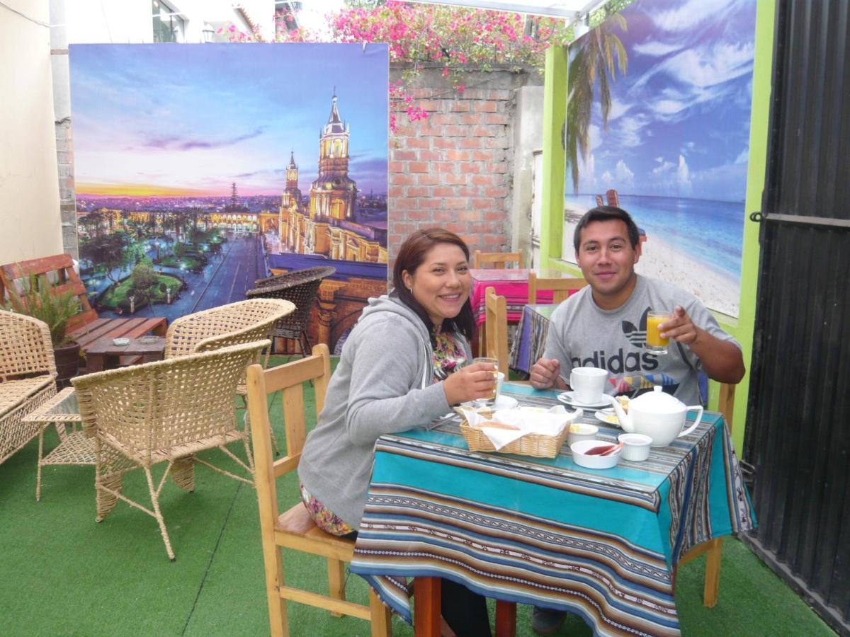 Hostel Fuentes Arequipa Exteriör bild