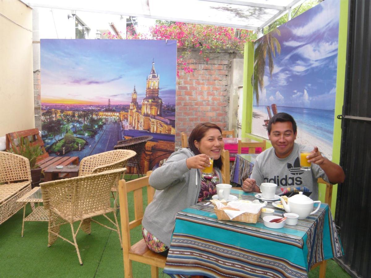 Hostel Fuentes Arequipa Exteriör bild