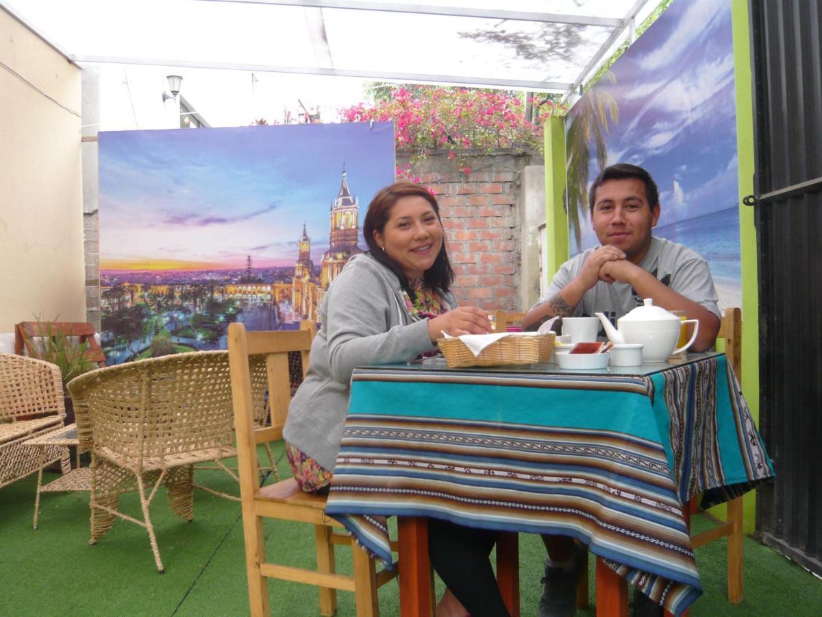 Hostel Fuentes Arequipa Exteriör bild